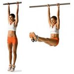 Ejercicios Abdominales Elevaciones de Piernas Colgado